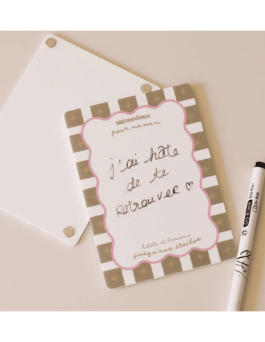 Ardoise magnétique Mémodoux pour maman - Les...