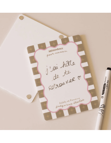 Cadre magnétique Mémodoux pour maman- Les Mignonneries