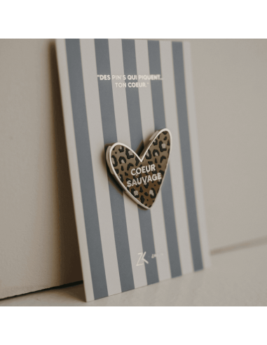 Pin's Coeur Sauvage - Zakuw