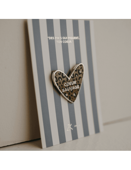 Pin's Coeur Sauvage - Zakuw