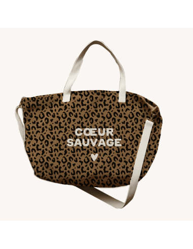 Sac cabas XL "Coeur Sauvage" - Zakuw