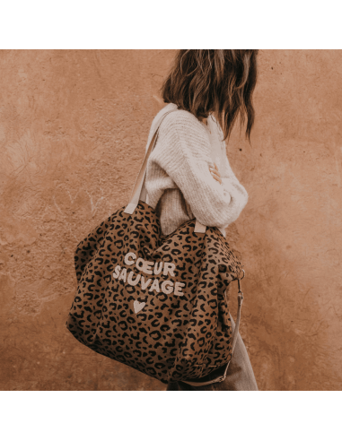 Sac cabas XL "Coeur Sauvage" - Zakuw