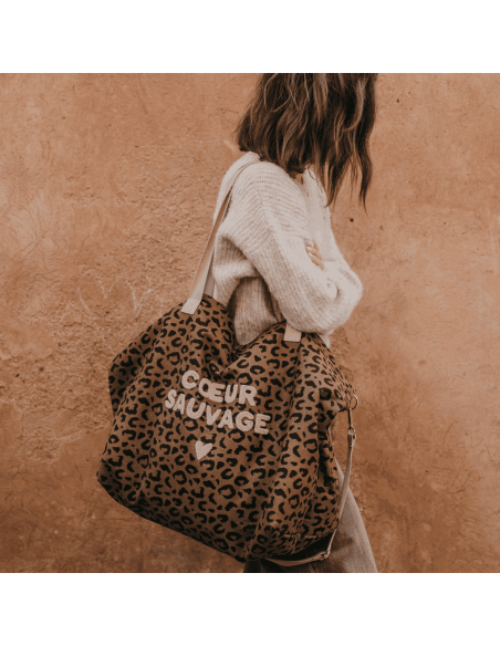 Sac cabas XL "Coeur Sauvage" - Zakuw