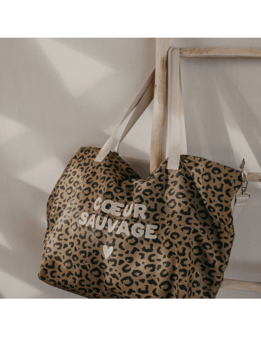 Sac cabas XL "Coeur Sauvage" - Zakuw