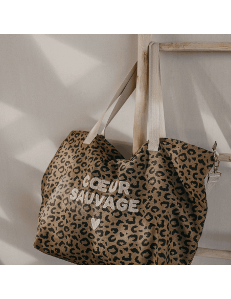 Sac cabas XL "Coeur Sauvage" - Zakuw