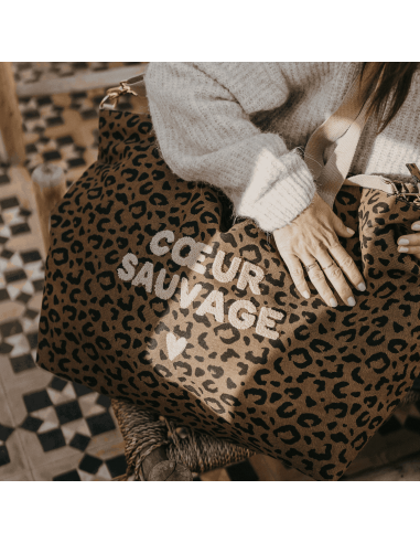 Sac cabas XL "Coeur Sauvage" - Zakuw