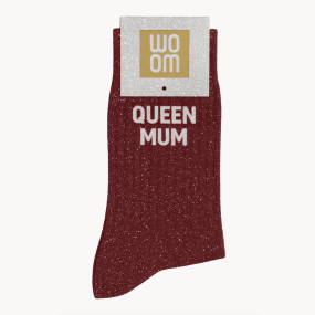 Chaussettes à paillettes Queen Mum