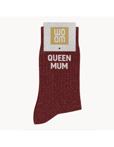 Chaussettes à paillettes Queen Mum