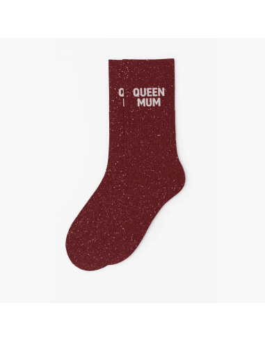 Chaussettes à paillettes Queen Mum