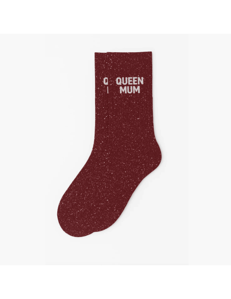 Chaussettes à paillettes Queen Mum