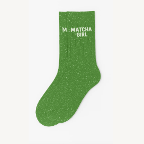 Chaussettes à paillettes Matcha Girl 2