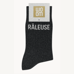 Chaussettes à paillettes Râleuse
