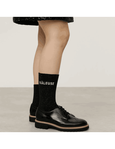 Chaussettes à paillettes Râleuse
