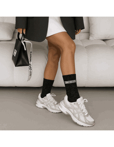 Chaussettes à paillettes Emmerdeuse