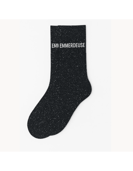Chaussettes à paillettes Emmerdeuse