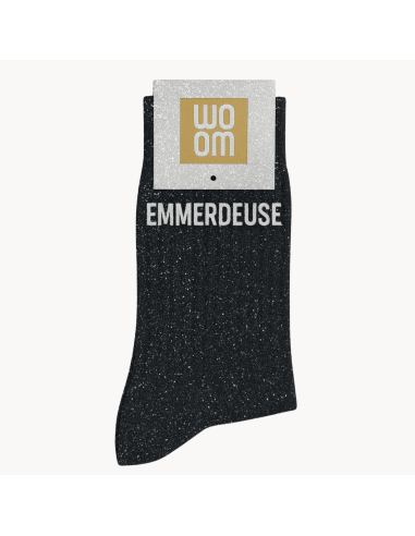 Chaussettes à paillettes Emmerdeuse