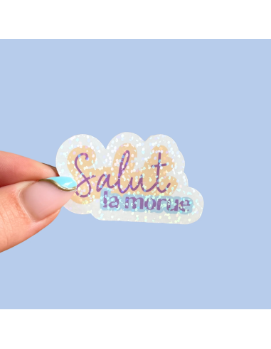 Autocollant "Salut la morue"