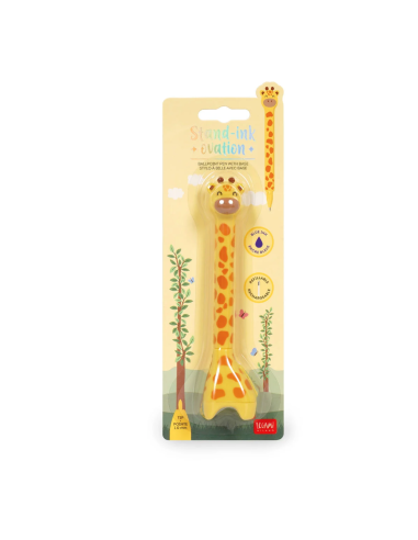 Stylo girafe avec base Stand-ink Ovation - Legami