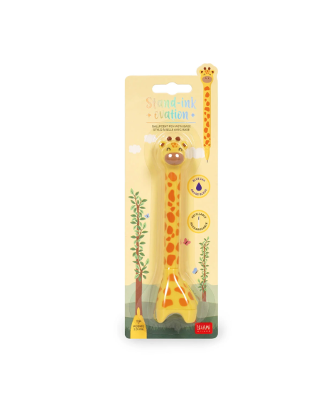 Stylo girafe avec base Stand-ink Ovation - Legami