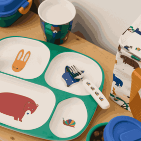 Assiette compartimentée forêt 2