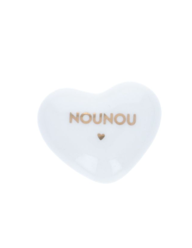 Coeur en céramique "Nounou"