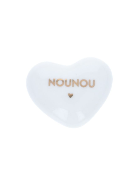 Coeur en céramique "Nounou"