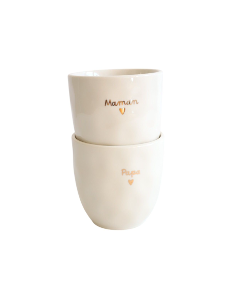 Tasse à café Papa doré
