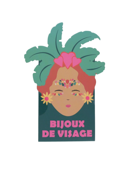 Diamants autocollants pour le visage