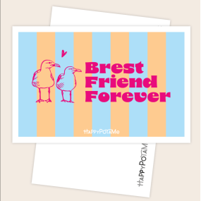 Carte Brest friend forever - Happypotame