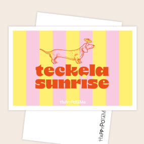 Carte Teckela sunrise - Happypotame