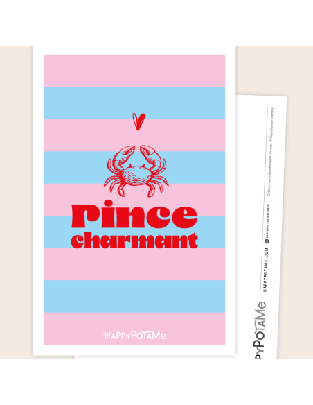 Carte Pince charmant - Happypotame