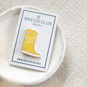 Pin's botte jaune - Breizh Club