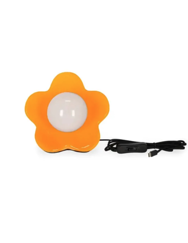 Lampe Flower Power orange - Legami