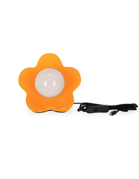 Lampe Flower Power orange - Legami