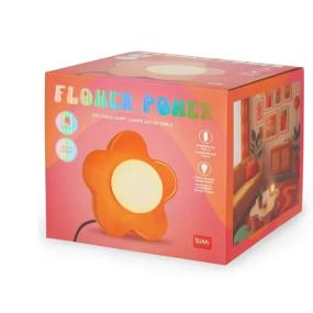 Lampe Flower Power orange - Legami 2