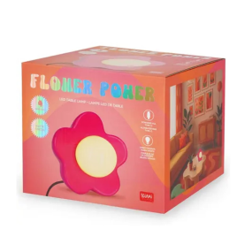 Lampe Flower Power rose - Legami 2