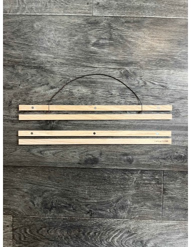 Porte affiche aimanté en bois 50 cm