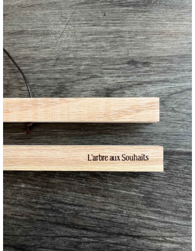 Porte affiche aimanté en bois 50 cm