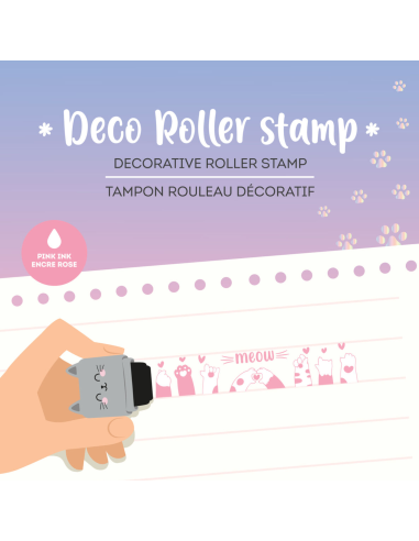 Tampon rotatif décoratif Chat - Legami