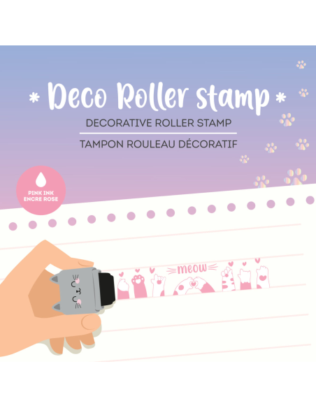 Tampon rotatif décoratif Chat - Legami