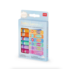 Set de 6 Mini Surligneurs Teddy’s Superpower - Legami 2