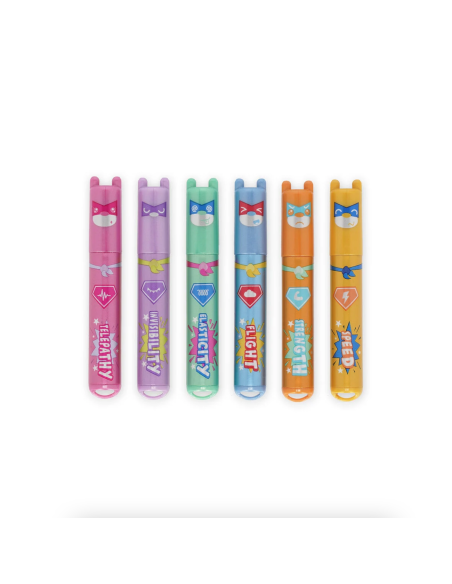 Set de 6 Mini Surligneurs Teddy’s Superpower - Legami