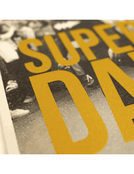 Carte vintage "Superdad" - Atelier Kencre