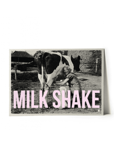 Carte vintage "Milkshake" - Atelier Kencre