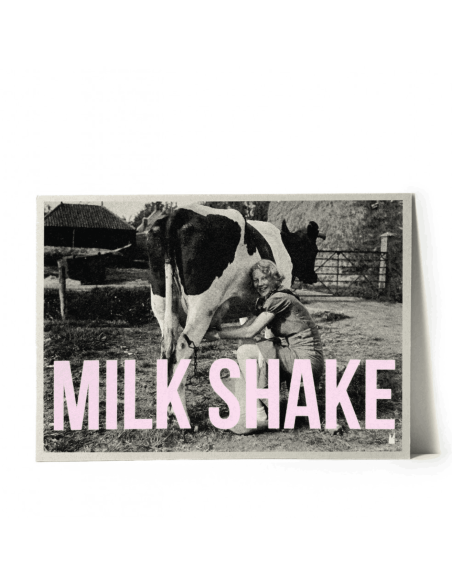 Carte vintage "Milkshake" - Atelier Kencre