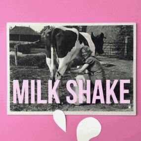 Carte vintage "Milkshake" - Atelier Kencre