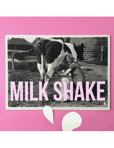 Carte vintage "Milkshake" - Atelier Kencre