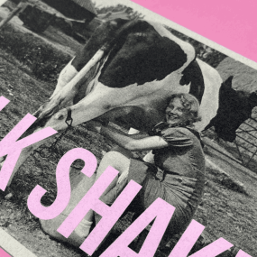 Carte vintage "Milkshake" - Atelier Kencre 2