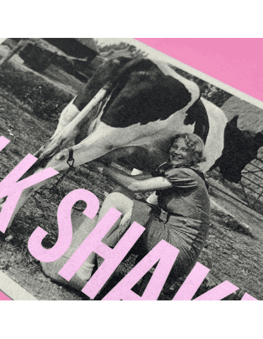 Carte vintage "Milkshake" - Atelier Kencre