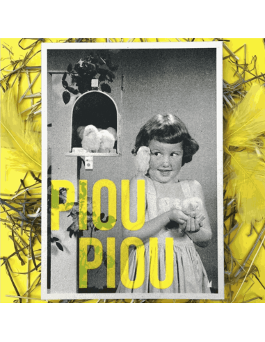 Carte vintage "Piou Piou" - Atelier Kencre
